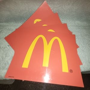Set of 4 Large McDonald's Magnets
